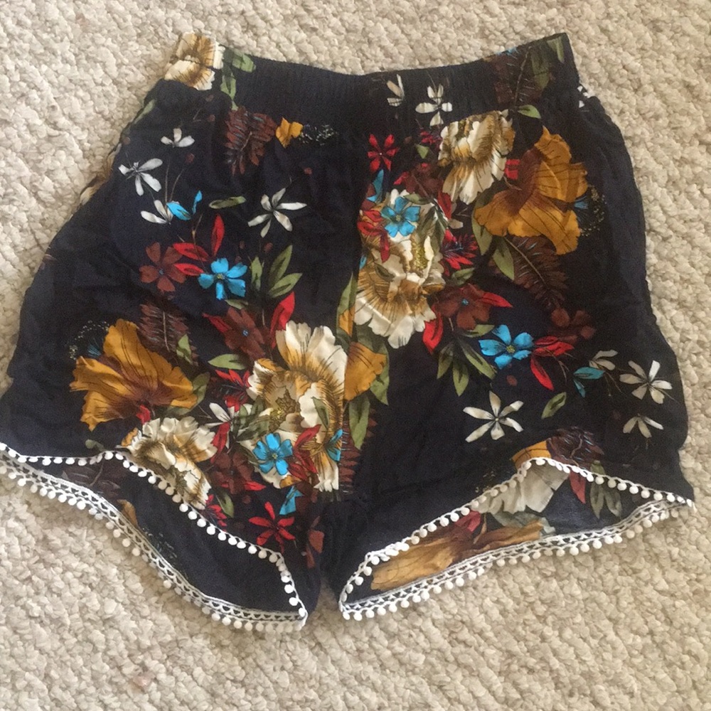 Zaful Floral Baggy Shorts - Size small